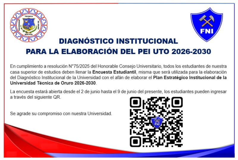 Diagnostico Institucional para la Elaboración del PEI UTO 2026-2030