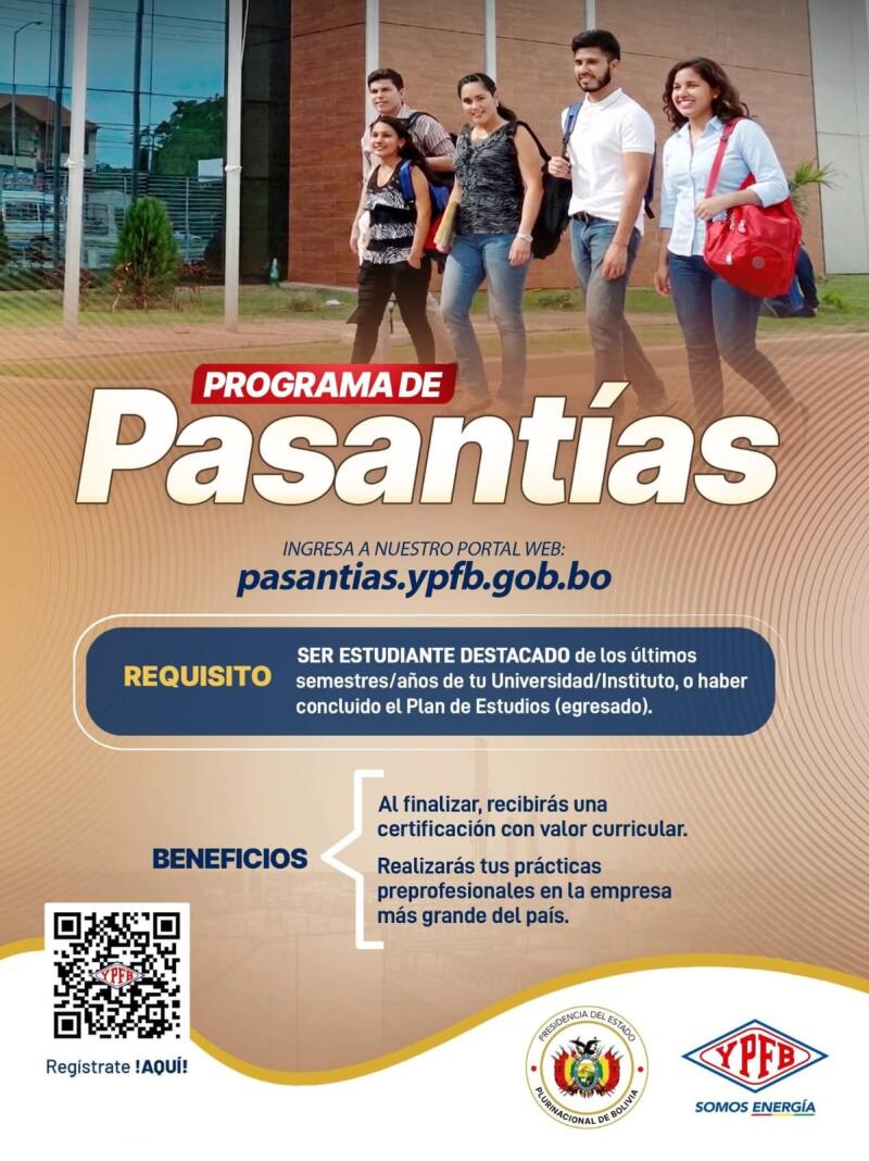 Esta es tu oportunidad para ser parte del YPFB.