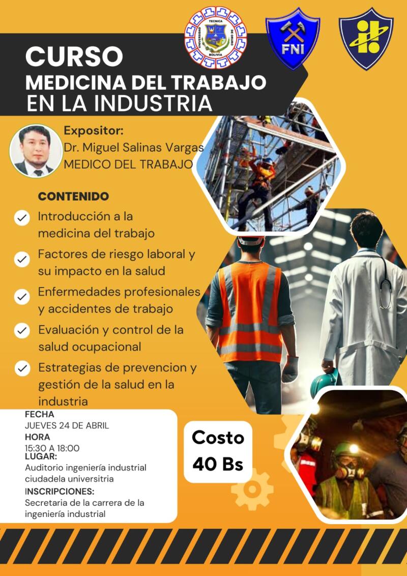 Curso de Medicina del Trabajo en la Industria