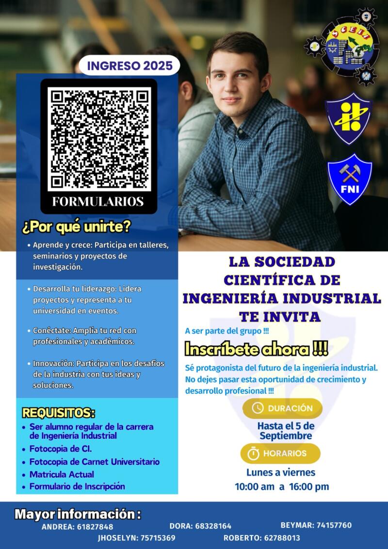 Convocatoria abierta de inscripción para miembros nuevos a la SCEII