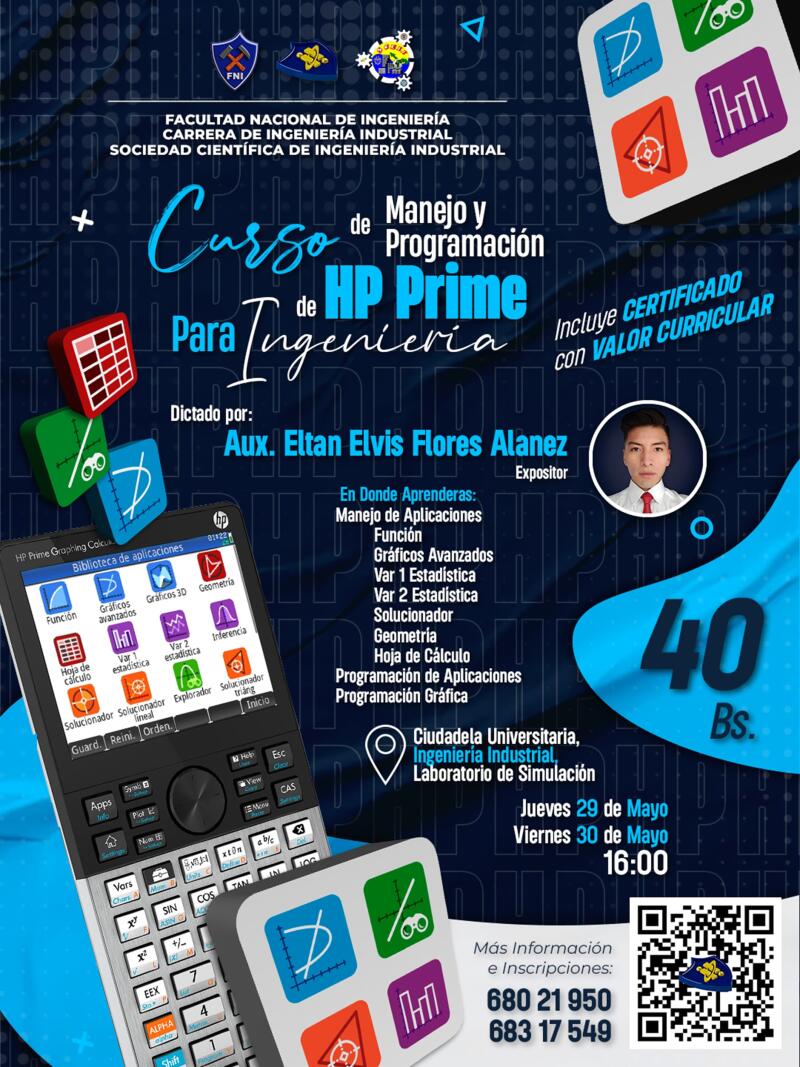 Curso de Manejo y Programación HP PRIME para Ingenieria